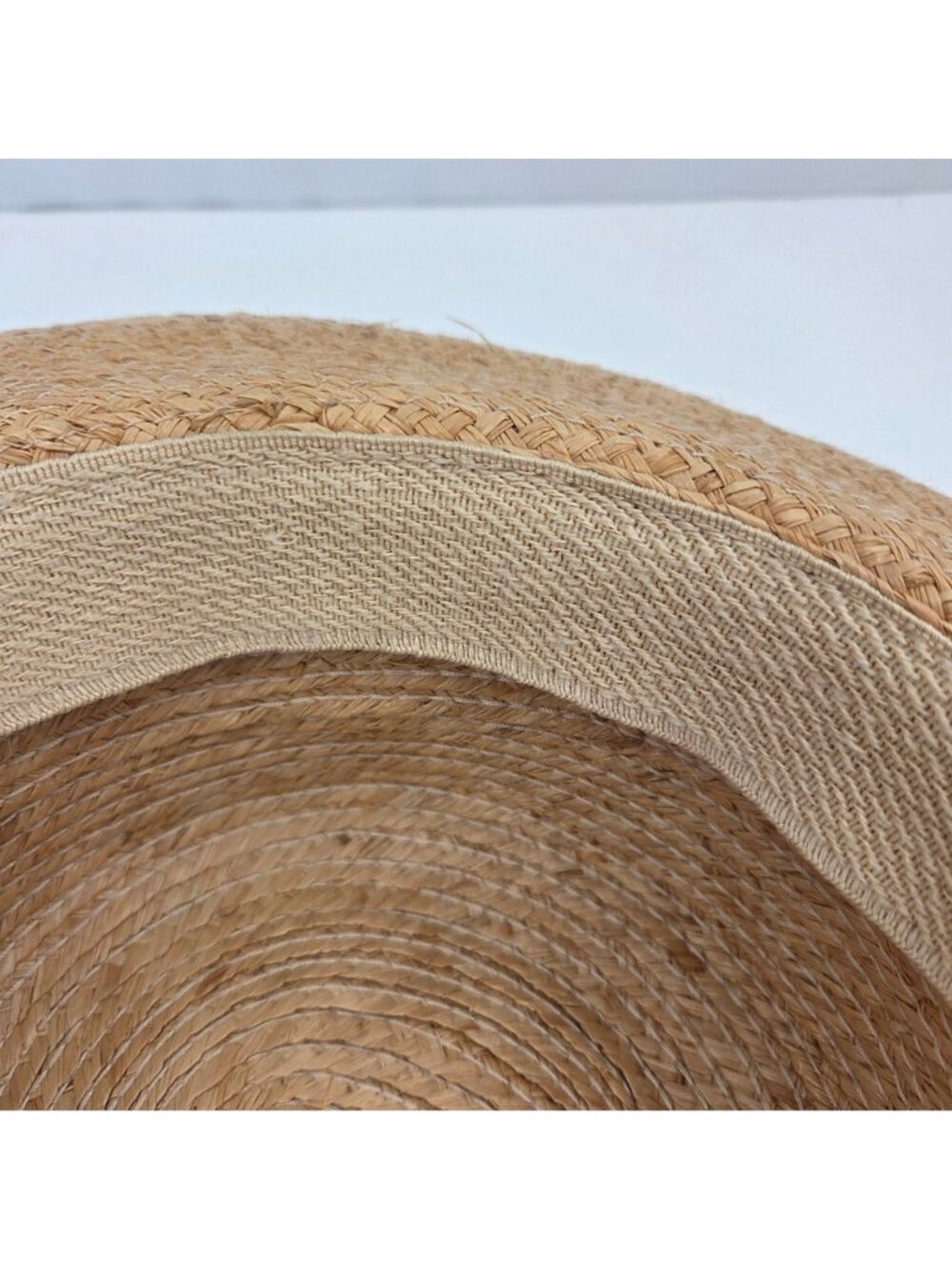 Lady Hagen Straw Sun Hat With Wide Brim Natural Lightweight Summer Style - Picture 7 of 9